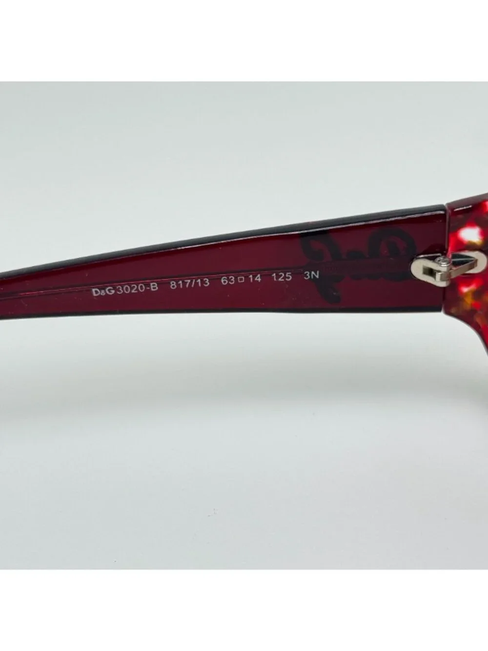 Dolce & Gabbana D&G Sunglasses DG 3020-B 817/13 63-14-125